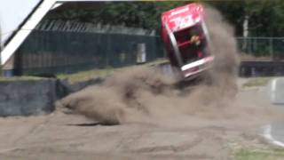 2CV cross Valkenswaard 2009 rollover crash [upl. by Zelda]