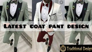 Latest groom coat pant collection  party wear coat pant design idea for men  traditional design [upl. by Adnofal]