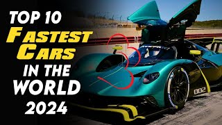 TOP 10 Fastest CARS In The WORLD 2024 [upl. by Templas]