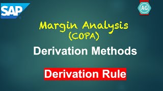 S4HANA Profitability Analysis 8 Derivation Methods  Derivation Rules [upl. by Jack]