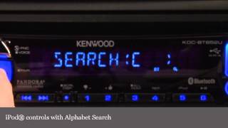 Kenwood KDCBT652U CD Receiver Controls amp Display Demo  Crutchfield Video [upl. by Ytsenoh552]