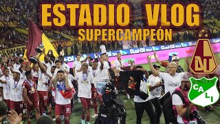 ESTADIO VLOG  SOMOS SUPER CAMPEONES  Deportes Tolima vs Deportivo Cali 10  Superliga BetPlay [upl. by Bonis]