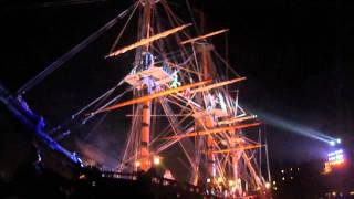 Fantasmic Disneyland 2011 Entire Show HD Side View [upl. by Sirama]