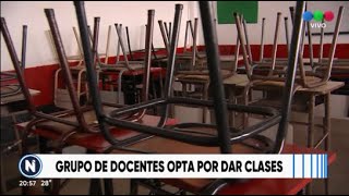 Docentes por la educación consideran que el paro no es la solución  Telefe Rosario [upl. by Viva877]