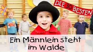 👩🏼 Ein Männlein steht im Walde  Singen Tanzen und Bewegen  Kinderlieder [upl. by Conners]