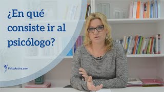 ¿En qué consiste ir al PSICÓLOGO el papel del psicólogo [upl. by Eniamert908]