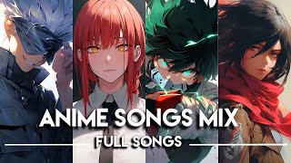 Best Anime Openings amp Endings Mix │Full Songs  Subscribers Version [upl. by Anniahs]