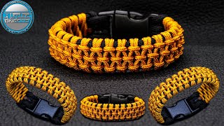 How to Make a Paracord Bracelet Master Alex Knot Tutorial DIY [upl. by Evin]