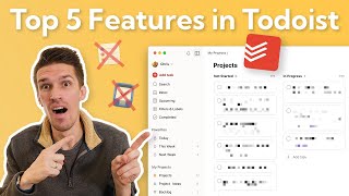 Switching to Todoist My Top 5 Features [upl. by Akisey]