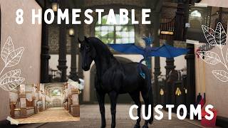 The 8 BEST Homestable customization OPTIONS  Star Stable Online [upl. by Ahsiad]