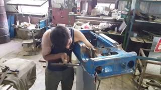 Moskvich pedal car restoration process HOTROD Garage Armenia [upl. by Rois634]