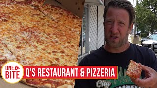 Barstool Pizza Review  Qs Restaurant amp Pizzeria Hillside IL [upl. by Abeu872]