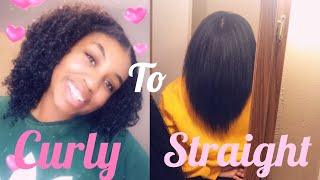 I tried following a Glamtwinz334 Straight Hair Tutorial [upl. by Anoi]