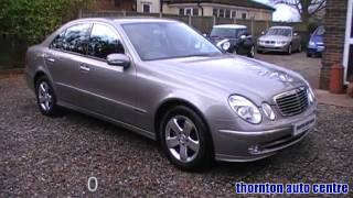 2002 Mercedes E270 CDI 27 Avantgarde Diesel Auto [upl. by Ynnad]