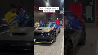 Chameleon tint installed on challenger scatpack youtube dodge tint [upl. by Enitnemelc]