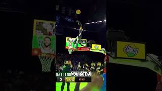 Damian Lillards Epic ThreePoint Contest Begins [upl. by Ware]