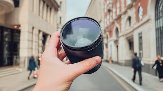 RF Viltrox 85mm Street Photography POV in London [upl. by Renfred816]