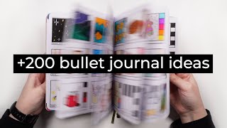 Bullet journal ideas MARATHON 💜 200 ideas for your bujo [upl. by Astiram]