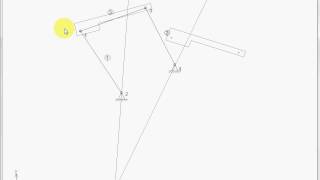 Two Position Synthesis of 4barlinkagemechanism [upl. by Aisan]