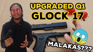 Upgraded Q1 Glock 18c Spring Type Airsoft Upgraded by UNBOXING SIMULATOR [upl. by Santos]