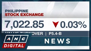 PSEi closes flat at 7022  ANC [upl. by Twitt593]