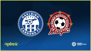 2024 NPLMVIC Round 3 Oakleigh Cannons FC v Altona Magic SC [upl. by Eidualc]