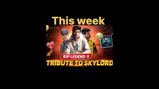 Tribute to skylord 💕 skylord foryou freefire Skylord69 [upl. by Cloe]