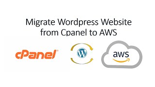 How to Migrate WordPress Website from Cpanel hosting to AWS [upl. by Anavahs534]