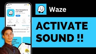 How To Activate Sound On Waze App  Waze Application Sound OnOff [upl. by Nofpets788]