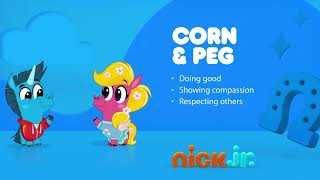 Nick Jr Corn amp Peg Curriculum Board 2019 [upl. by Ashok]