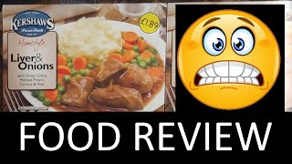 Kershaws Liver amp Onion  Ready Meal Review [upl. by Heisel301]