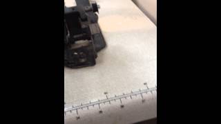 Brother Industrial Sewing Machine DB2B7553 Part 2 of 2 [upl. by Inig]