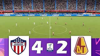 Junior vs Tolima 42  Liga BetPlay DIMAYOR 2023  Resumen y Goles [upl. by Gabriella604]