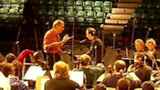 Abbado reharsing Prokofiev with Benigni [upl. by Auroora667]