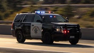 YELP CHP Truckee Units Responding Code 3 X3 [upl. by Rufus839]