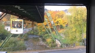 Wuppertal SWINGING Suspension Monorail POV Timelapse [upl. by Rourke]