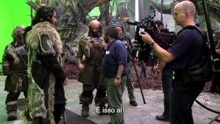 O Hobbit A Desolação de Smaug  Diário de Produção 12 [upl. by Krystyna157]