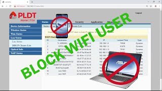 BLOCK WIFI USER IN PLDT FIBR 2020 [upl. by Coco479]