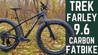 Fatbike to rule them all  2021 Trek Farley 96 Carbon 275quot Fat Bike Review and Weight [upl. by Sivatnod]