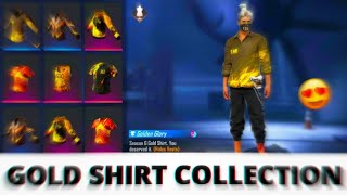 RANKED MAP GOLD T SHIRT COLLECTION SEASON 6 TO 10 😍❤️ [upl. by Nanfa]