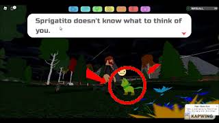 I found SPRIGATITO in roblox loomian legacy NOT CLICKBAIT 100 REAL1 [upl. by Elleira569]