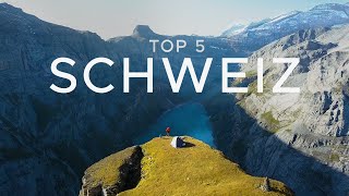 Schweiz Urlaub TOP 5 mit Sehenswürdigkeiten amp Geheimtipps [upl. by Airogerg]