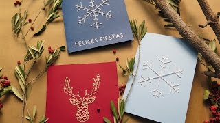 Postales de Navidad  DIY [upl. by Aguie519]