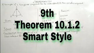 Theorem 1012 class 9 SSC I 2020 [upl. by Rowena]