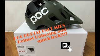 POC KORTAL RACE MIPS Unboxing and quick look [upl. by Anida]