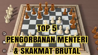 Top 5 skakmat brutal Legenda catur [upl. by Kappel]