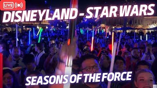 Star Wars Seasons of the Force LIVE Fireworks Disneyland Food amp Wine Stream [upl. by Moberg]