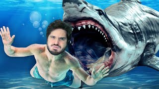 EU ENCONTREI UM MEGALODON NO ARK O FAMOSO TUBARÃO GIGANTE DA PRÉHISTÓRIA [upl. by Davena371]