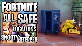 Fortnite  All 5 Safe Locations Snooty Steppes [upl. by Brandy726]