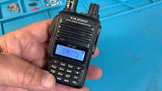 Yaesu FT4X Rough guide to Basics Using Dual watch and memories [upl. by Rahcir751]